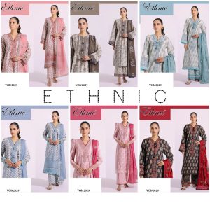 ETHNIC DIGITAL PRINTED PATCHES PRINTED DUPATTA ( 6 SUIT IN ONE BOX )